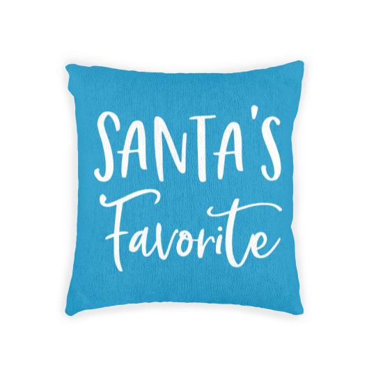 Discover Santa Woven Pillows, Santa's Favorite Woven Pillows