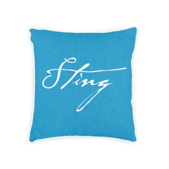 Discover Sting Logo Woven Pillows, Sting Vintage Music Woven Pillows