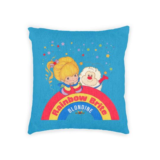Discover Vintage Blondine Rainbow Brite Woven Pillows