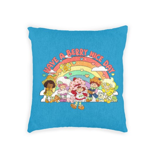 Discover Vintage Have a Berry Nice Day, Strawberry Shortcake Retro Woven Pillows, Berry Adventures