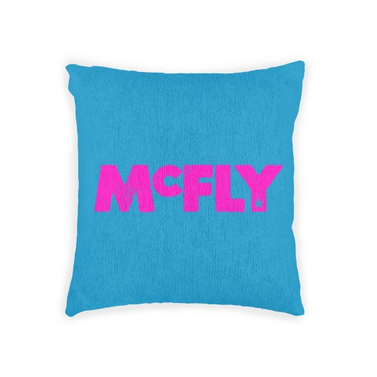 Discover McFly Logo pink Woven Pillows