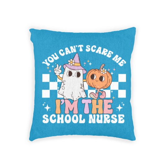 Discover Teacher Halloween Woven Pillows for School Nurse Woven Pillows, Halloween School Nurse Gift, Spooky School Nurse Woven Pillows, School Nurse Woven Pillows, Nurse Life