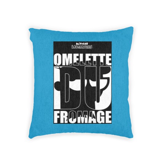 Discover OMELETTE DU FROMAGE Dexters Laboratory ™ Quote Woven Pillows
