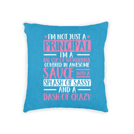 Discover Im Not Just A Principal Cute Humorous Appreciation Woven Pillows