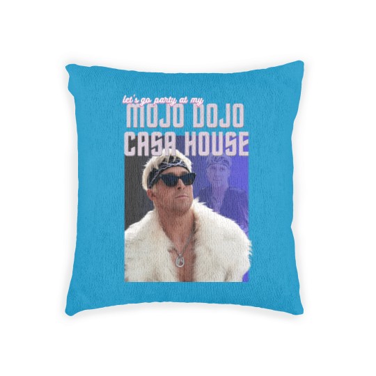 Discover Mojo Dojo Casa House Woven Pillows | I Am Kenough Woven Pillows | Barbie Movie Woven Pillows