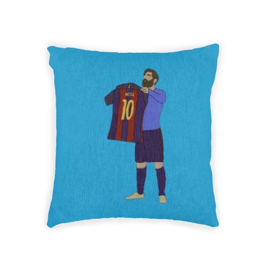Discover Lionel Messi Barcelona FC Printed Woven Pillows