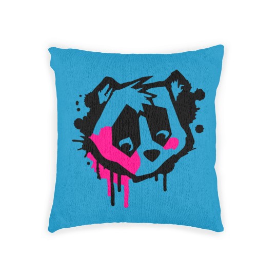 Discover Bear Head in graffiti style Woven Pillows