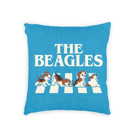 Discover The Beagles Funny Gag - Funny Beagles - Woven Pillows