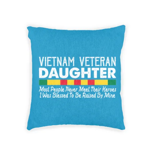 Discover Daughter of a Vietnam Veteran Woven Pillows