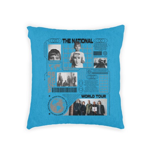 Discover The National Music Woven Pillows, World Tour 2023 Woven Pillows, The National Concert Woven Pillows