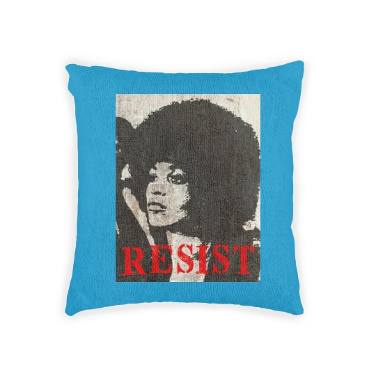 Discover Angela Davis Resist - Angela Davis - Woven Pillows