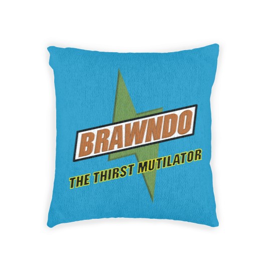 Discover Brawndo - The Thirst Mutilator - vintage logo - Brawndo - Woven Pillows