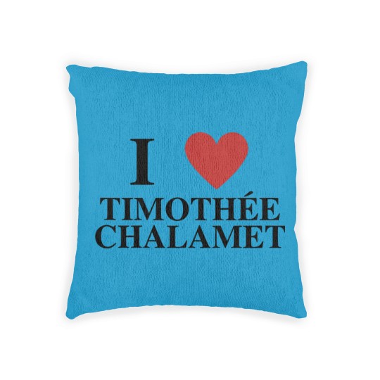 Discover Timothee Chalamet March, I love Timothee Woven Pillows