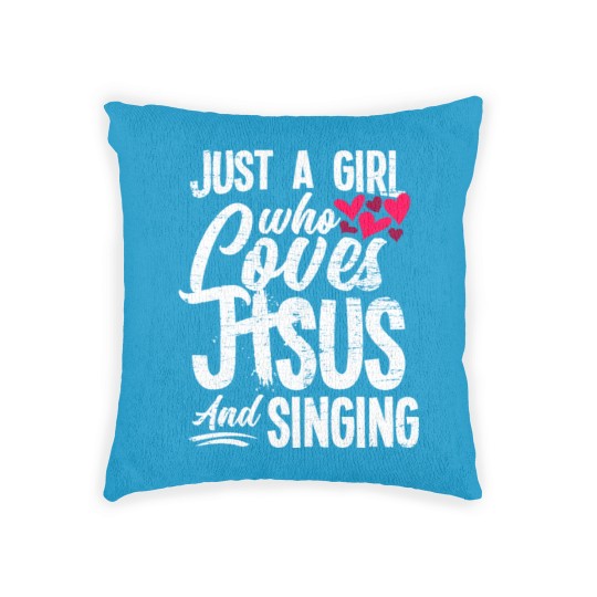 Discover Jesus Funny Singing Woven Pillows