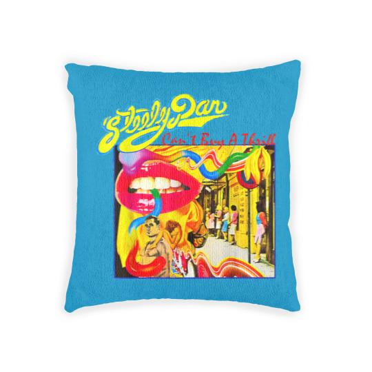 Discover Retro Steely Distressed Arts Dan Rock Music For Fan Woven Pillows
