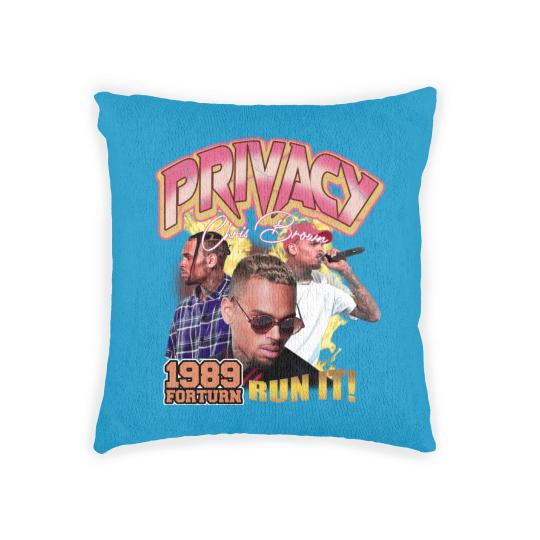 Discover Vintage Privacy Chris Brown Woven Pillows, Chris Brown Hip Hop Tour 2022 Woven Pillows