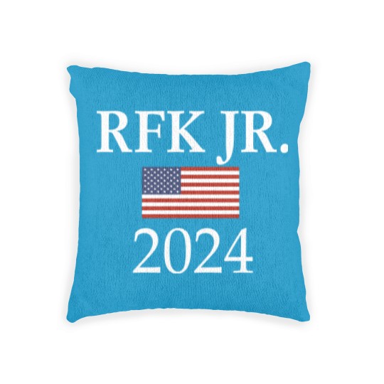 Discover Kennedy 2024 Woven Pillows, Robert F Kennedy Jr. for President Woven Pillows