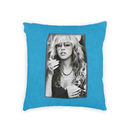 Discover Stevie Nicks Black Vintage Vintage Woven Pillows,