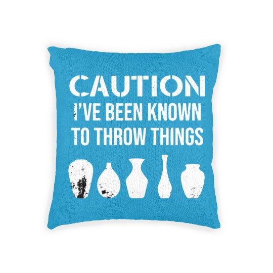 Discover Pottery Clay Ceramic Artist Ceramics Vintage Funny Pottery Woven Pillows