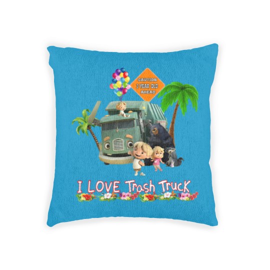 Discover Trash Truck Netflix, Trash Truck, Garbage Truck Kids, I Love Garbage Trucks, Hank And Trash Truck, (1) Woven Pillows