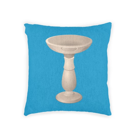 Discover Birdbath Woven Pillows