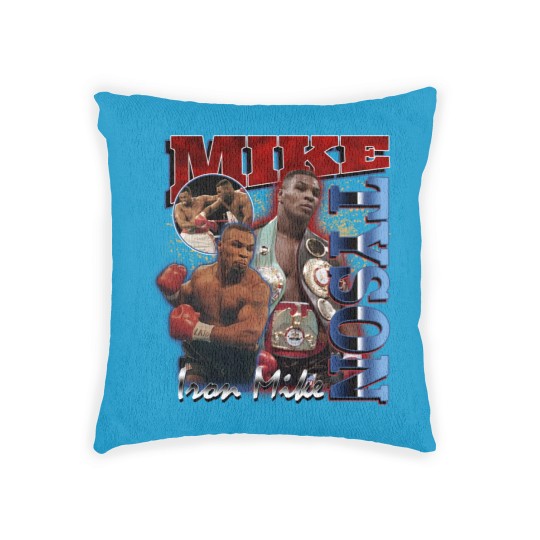 Discover Vintage Style Iron Mike Tyson Woven Pillows