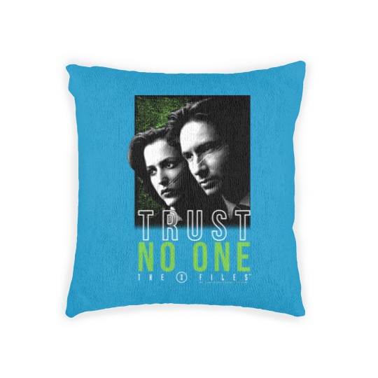 Discover The X-Files Mulder Scully Trust No One Woven Pillows