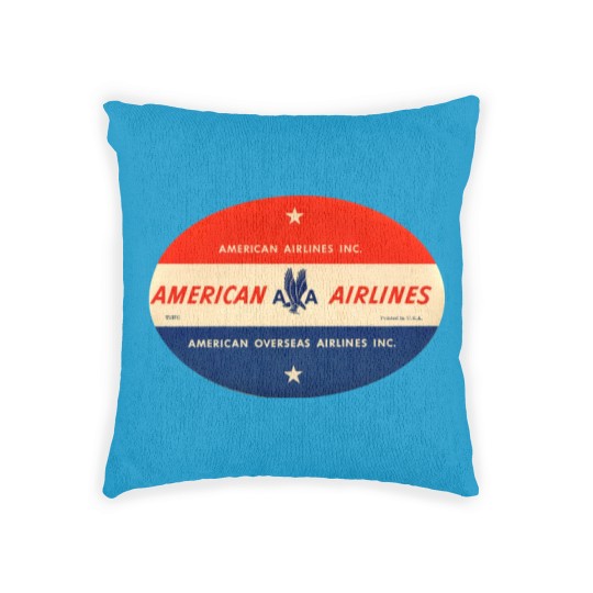 Discover American airlines Woven Pillows