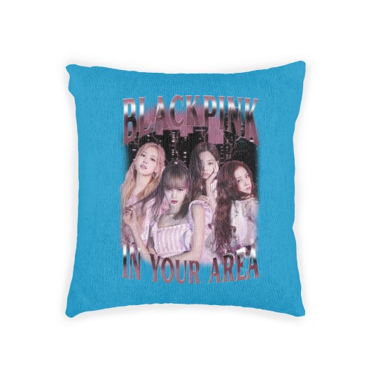 Discover Blackpink Kpop Woven Pillows, Blackpink 90s Retro Bootleg Woven Pillows