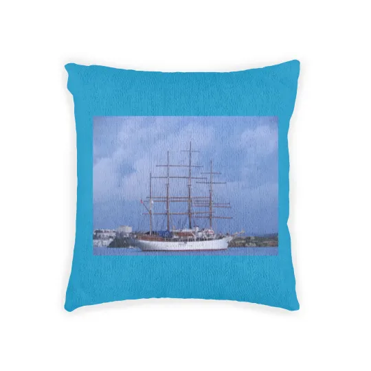 Discover Tall Ship Sea Cloud Woven Pillows