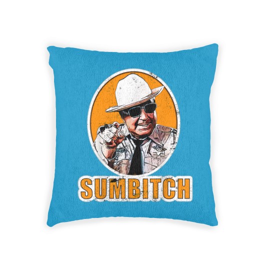Discover Sumbitch distressedSUMBITCH smokey and the bandit Woven Pillows