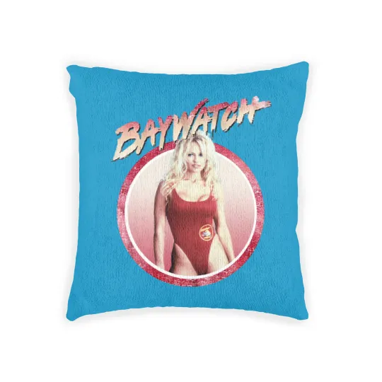 Discover Baywatch Vintage Pamela Woven Pillows