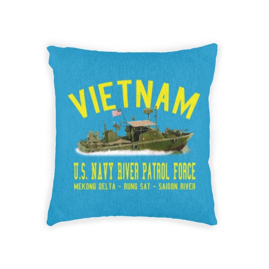 Discover Vietnam Mark II PBR - Patrol Boat, River Woven Pillows