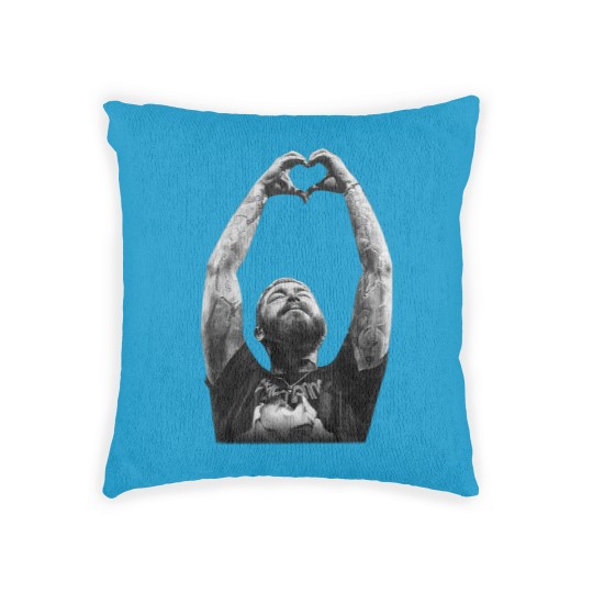 Discover Post Malone Woven Pillows, Music Lover Woven Pillows, Graphic Concert Woven Pillows