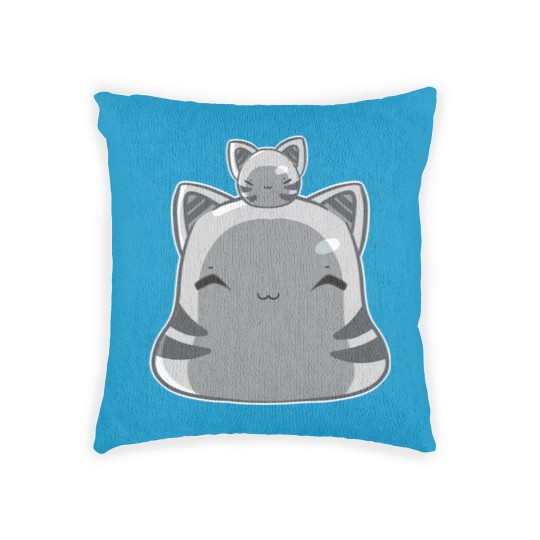 Discover Tabby largo and slime Woven Pillows