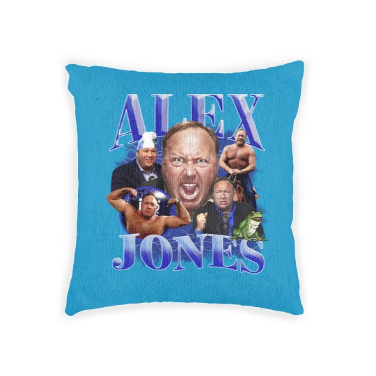 Discover ALEX JONES Woven Pillows - InfoWars, Gay Frogs, meme. funny  Woven Pillows
