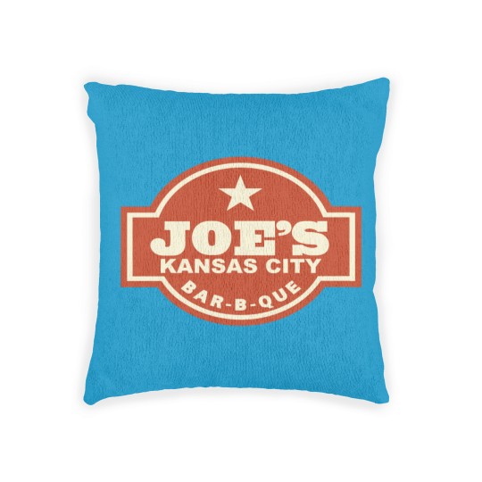 Discover joe city bbq Woven Pillows
