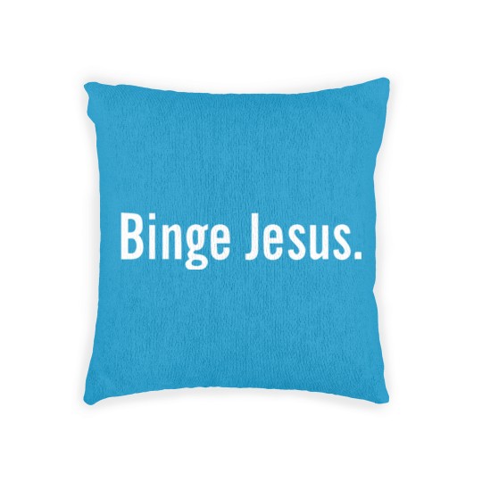 Discover binge jesus Woven Pillows 2 Woven Pillows