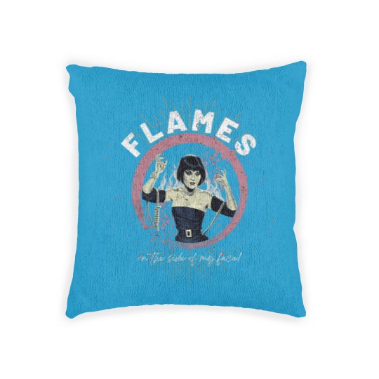 Discover Flames on the side of my face - Clue - Woven Pillows