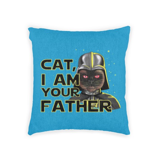 Discover Darth Cat Woven Pillows