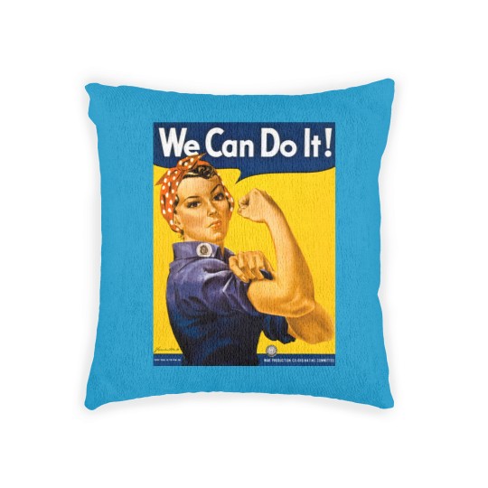Discover We Can Do It! Rosie the Riveter Vintage WW2 Woven Pillows