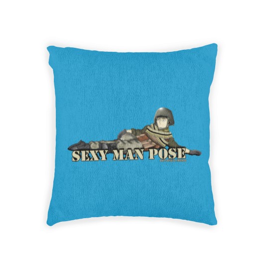 Discover Sexy Man Pose Hank & Jed Woven Pillows
