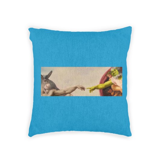 Discover Shrek hands of God Classic Woven Pillows, Love Shrek Woven Pillows