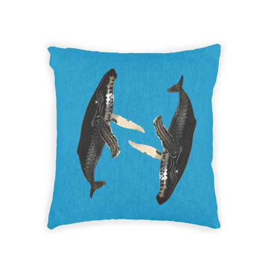 Discover CIRCLING WHALES - Whales - Woven Pillows