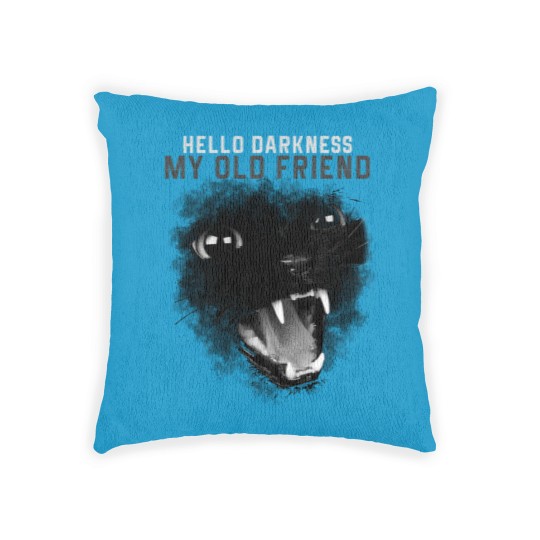 Discover Hello Darkness my old friend Woven Pillows