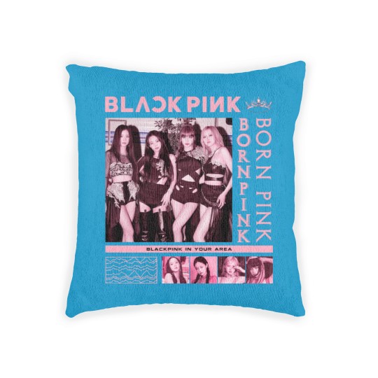 Discover Blackpink Woven Pillows, Black Pink Woven Pillows For Fan, Blackpink Kpop Woven Pillows