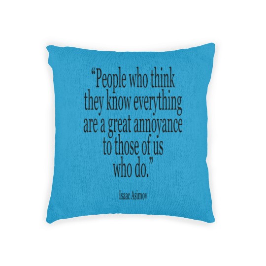 Discover isaac asimov Woven Pillows