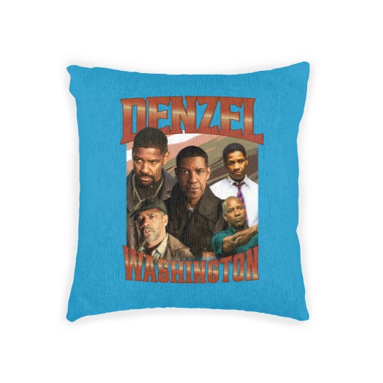 Discover DENZEL WASHINGTON Retro Vintage Woven Pillows - Denzel Washington Tribute Woven Pillows