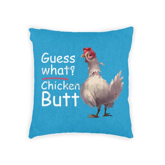 Discover Funny Guess What Chicken Chick Butt Great Gift Vin Woven Pillows