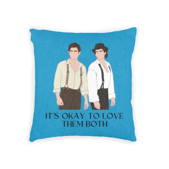 Discover It's okay to love them both - The vampire diaries Woven Pillows | Salvatore Brothers The vampire diaries